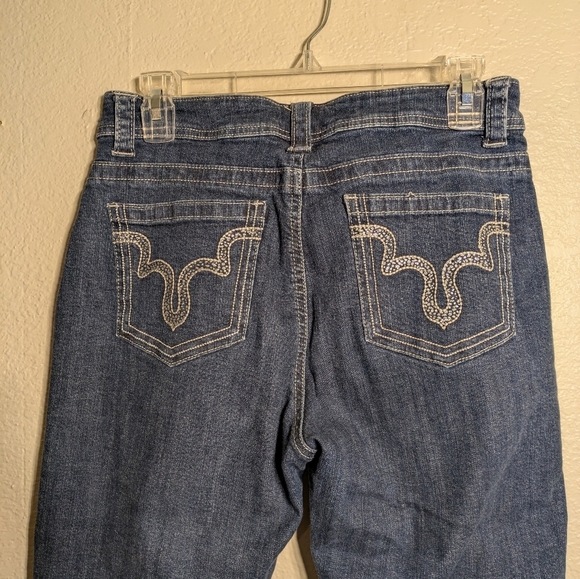 Lee Women's Jeans Blue Ankle Crop Size M10 Slender Secret Lower On The Waist - Picture 7 of 11